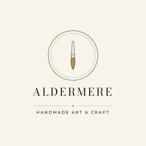Aldermere Brush Ring Emblem – Logo template