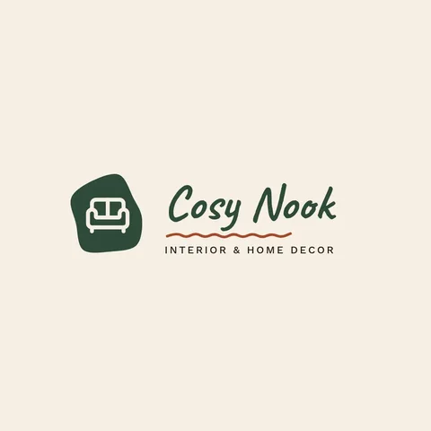 Cosy Nook Doodle Sofa Logo – Logo template