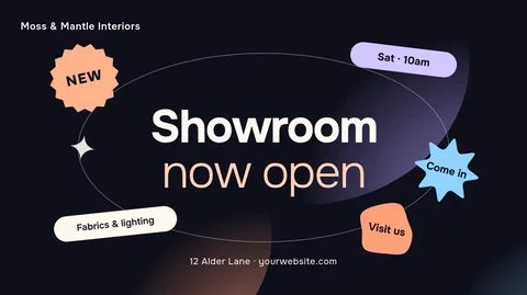 Aurora Showroom Sticker Cluster – YouTube thumbnail template