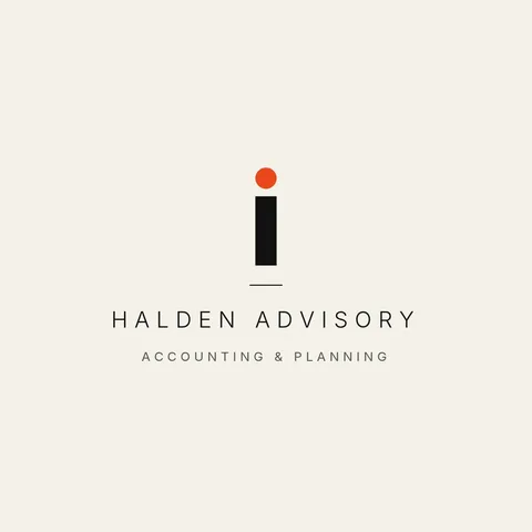 Halden Column Dot Logo – Logo template