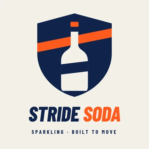 Stride Soda Bottle Shield – Logo template