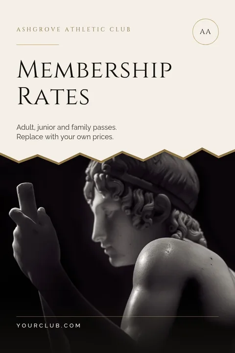 Ivory Tear Membership Rates – Pinterest pin template