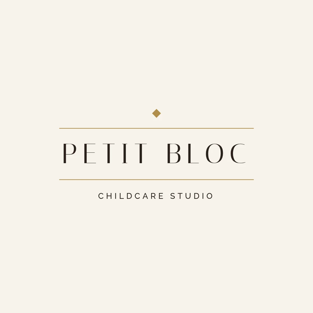 Petit Bloc Hairline Wordmark – Logo template