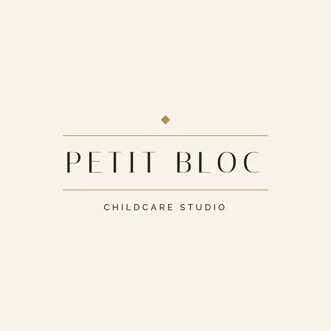 Petit Bloc Hairline Wordmark – Logo template