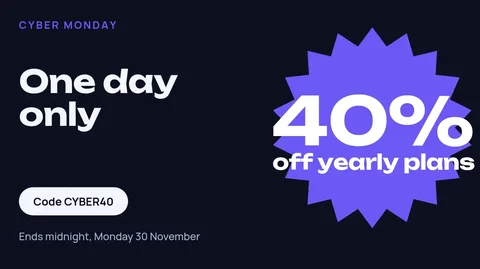 Cyber Monday deal – X post template