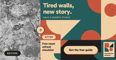 Quilted Wall Refresh Guide – LinkedIn post template