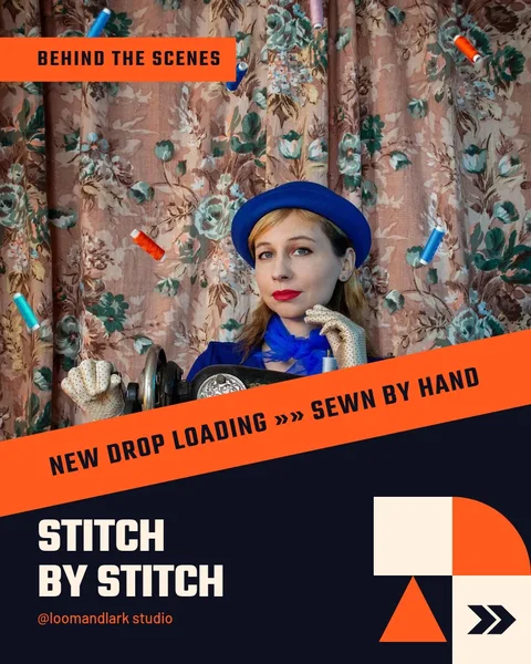Slanted Seam Studio Reveal – Instagram post template