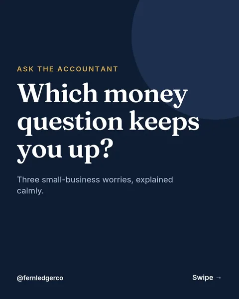 Money Questions Answered – Instagram carousel template, 5 pages