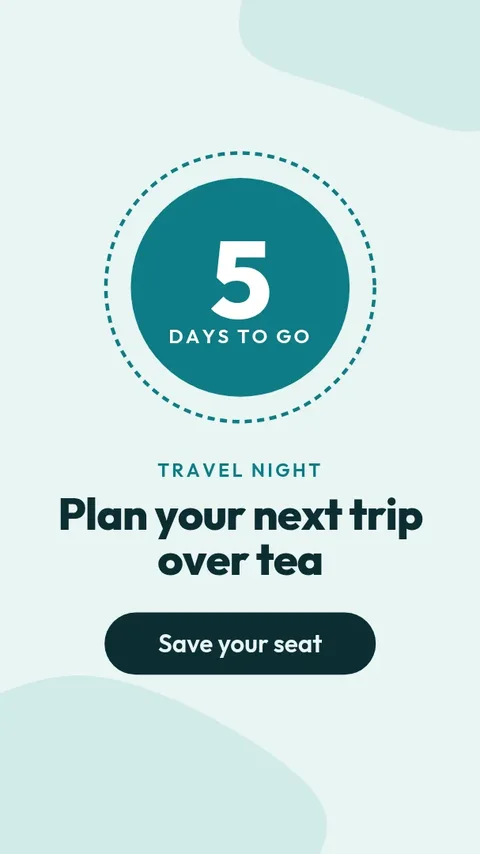 Travel Night Countdown – Instagram story template