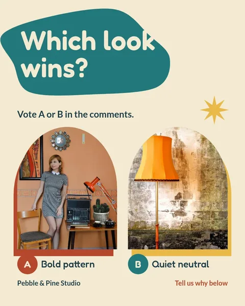 Atomic Arch A/B Poll – Instagram post template