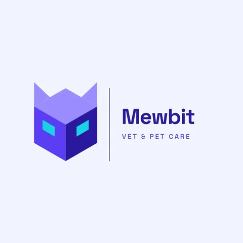Iso Cube Cat Logo – Logo template