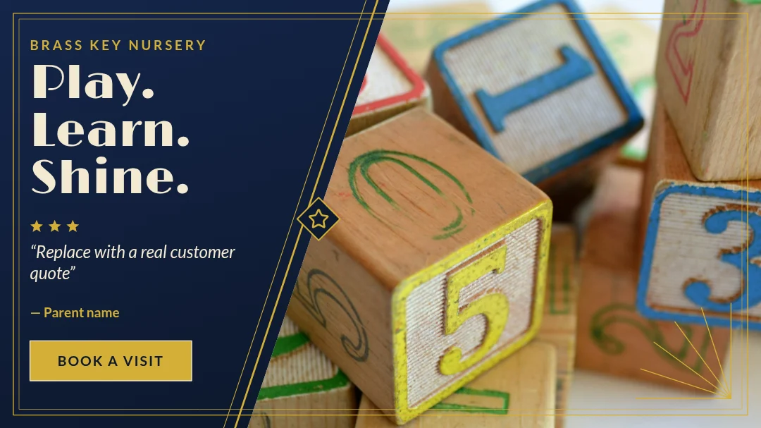 Gilded Block Quote Deco – X post template
