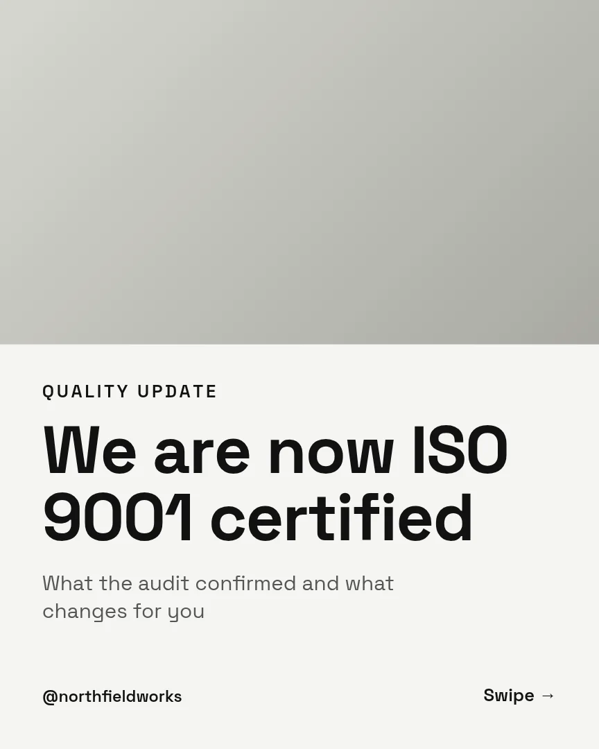 Certification Achieved Carousel – Instagram carousel template, page 1