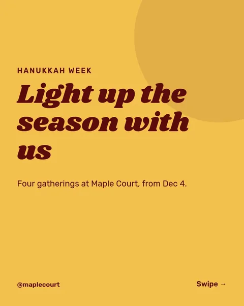 Festive Season Event Guide – Instagram carousel template, 6 pages
