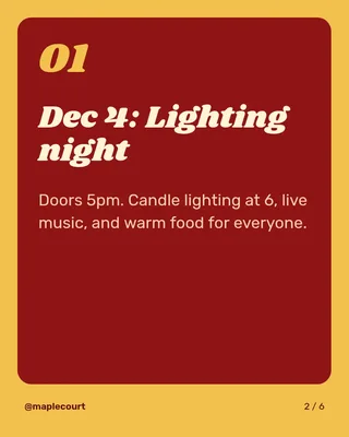 Festive Season Event Guide, page 2