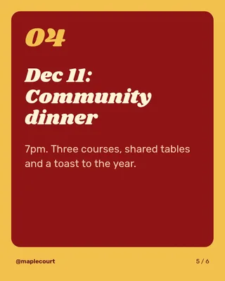 Festive Season Event Guide, page 5