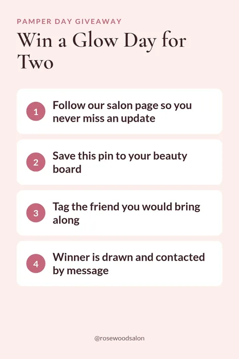 Blush Glow Giveaway Tips – Pinterest pin template