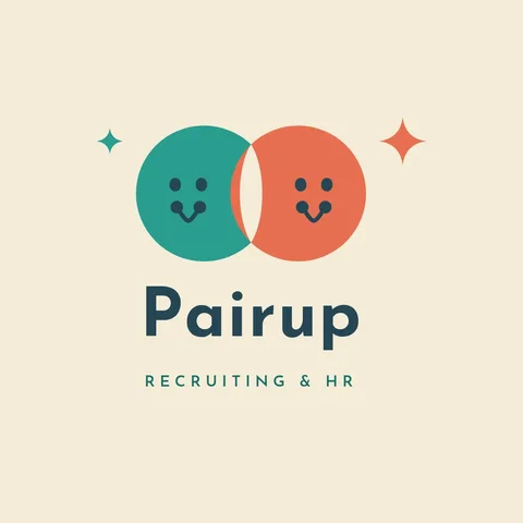 Twin Face Recruiting Logo – Logo template