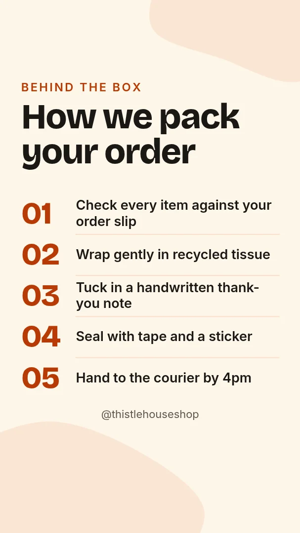 Packing Table Peek – Instagram story template