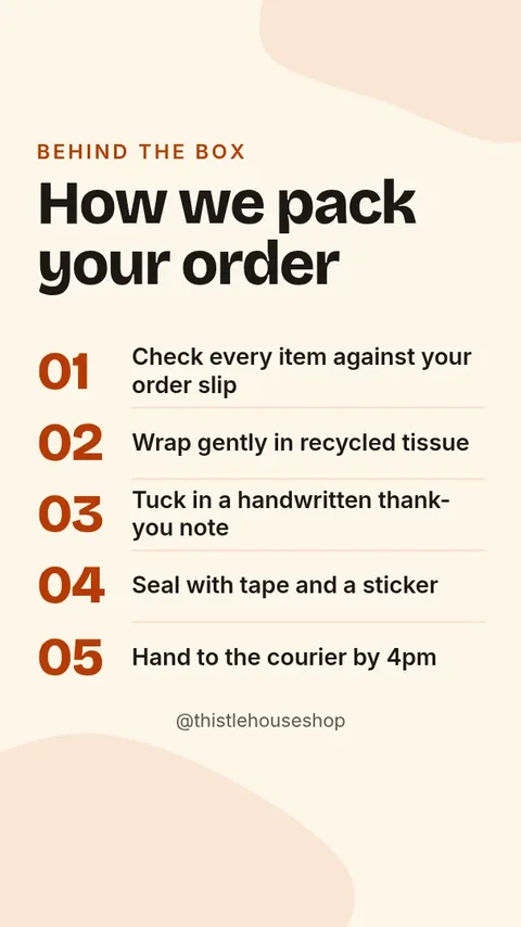 Packing Table Peek – Instagram story template