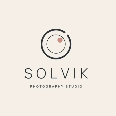 Quiet Lens Stacked Logo – Logo template