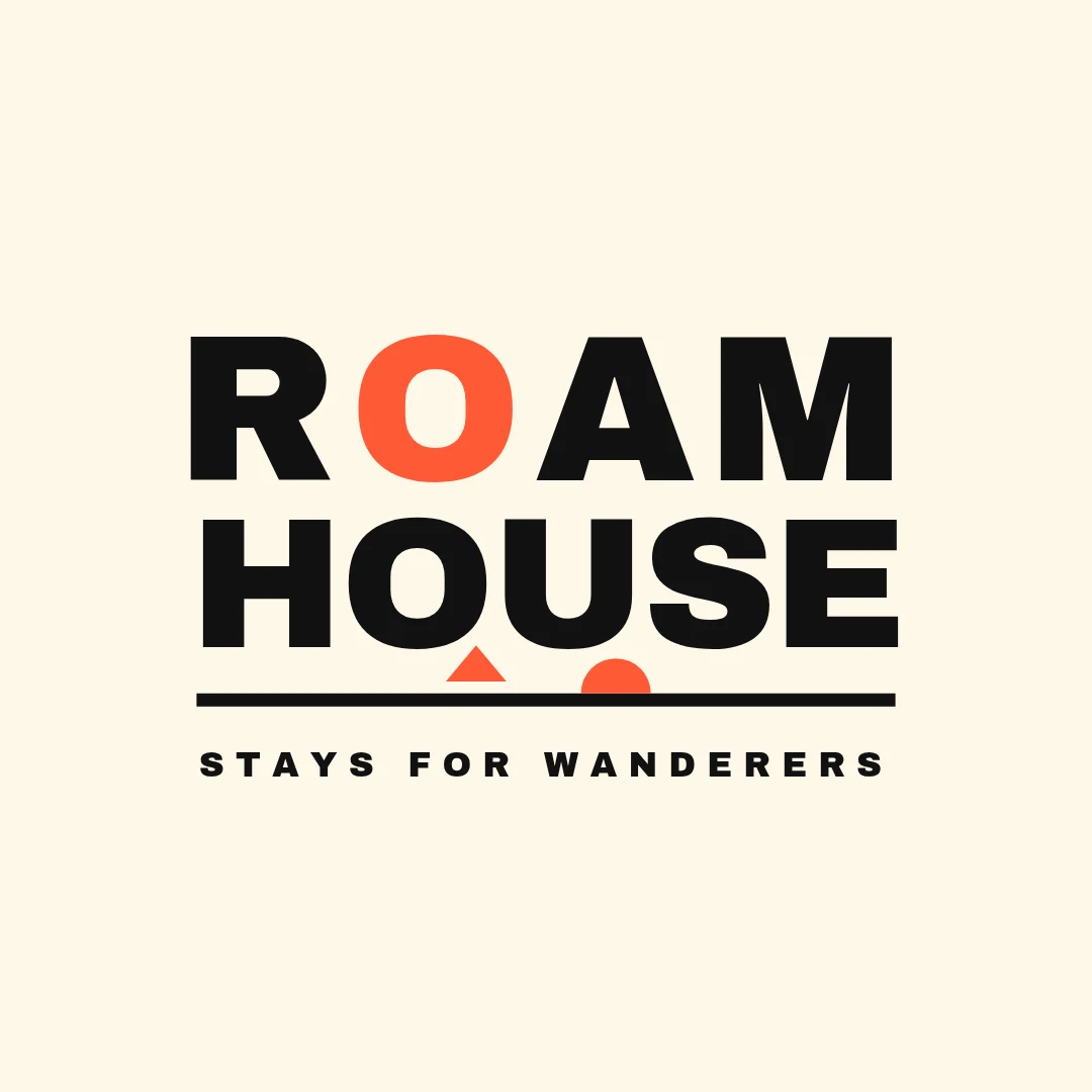 Roam House Justified Wordmark – Logo template