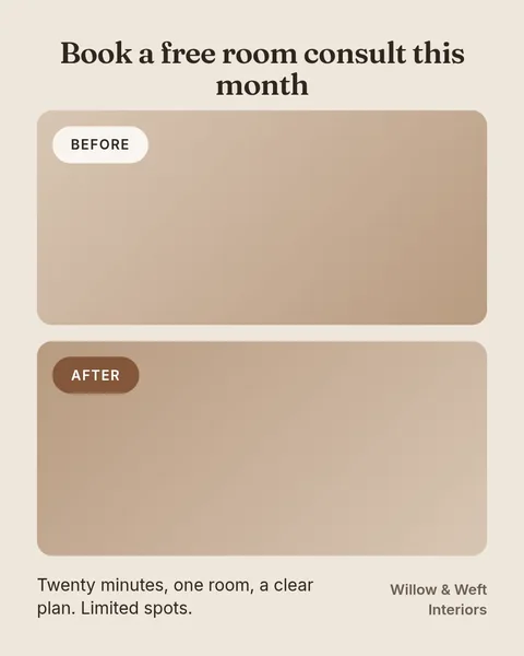 Free Design Consult Offer – Instagram post template