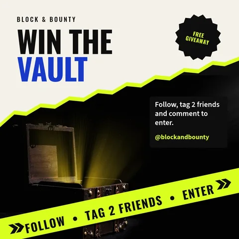 Torn Vault Volt Giveaway – Instagram post template