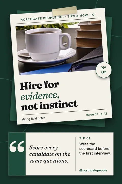 Tilted Desk Interview Issue – Pinterest pin template