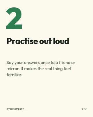 Interview Day Playbook, page 3
