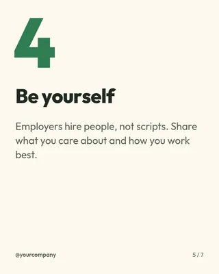 Interview Day Playbook, page 5