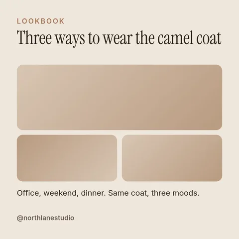 Lookbook grid – Instagram post template