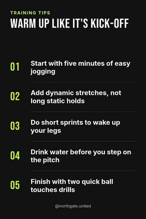 Pre-Game Warm-Up Checklist – Pinterest pin template