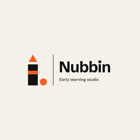 Nubbin Swiss Crayon Lockup – Logo template