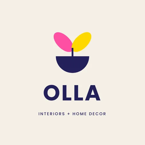 Olla Sprout Pot Logo – Logo template