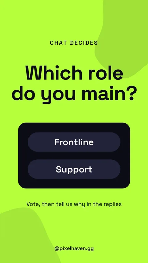 Pick Your Main Poll – Instagram story template