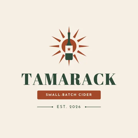 Cider Bottle Heritage Logo – Logo template