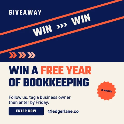 Navy Slash Giveaway – LinkedIn post template