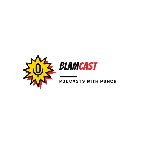 Blamcast Burst Mic Logo – Logo template