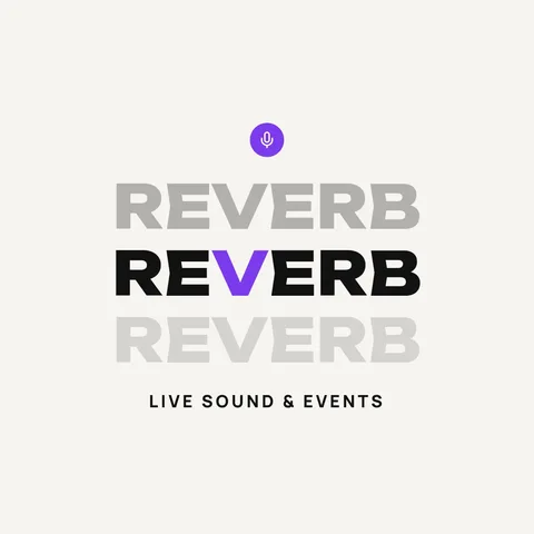 Reverb Repeat Type Wordmark – Logo template