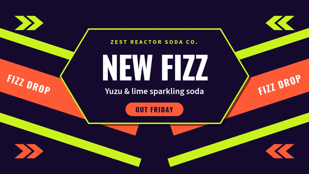 Mirror Chevron Fizz Drop – YouTube thumbnail template