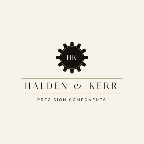 Halden Kerr Gear Monogram – Logo template