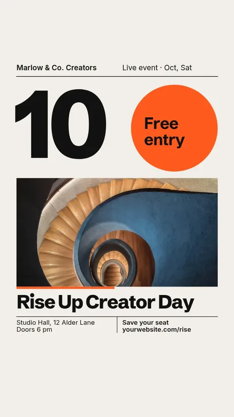 Spiral Axis Summit Grid – Instagram story template