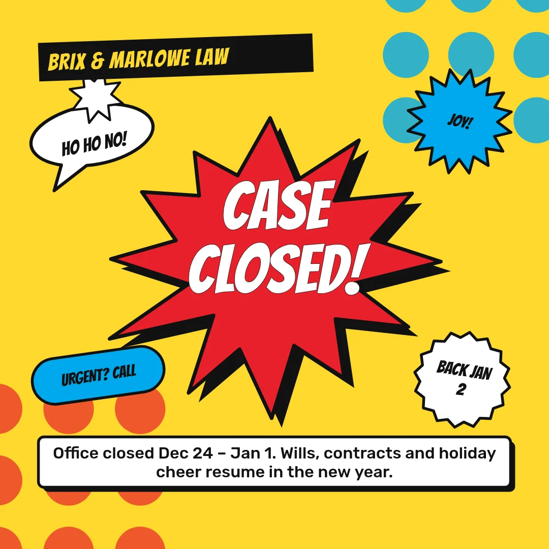 Closed Case Holiday Burst – LinkedIn post template