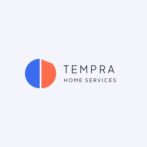 Split Flame Disc Logo – Logo template