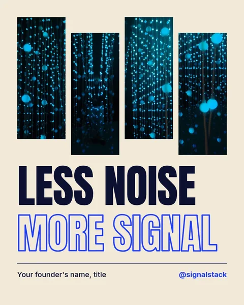 Four Strand Signal Quote – Instagram post template