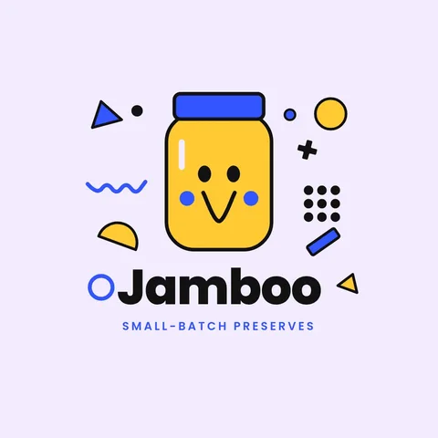 Jamboo Memphis Jar Mascot – Logo template