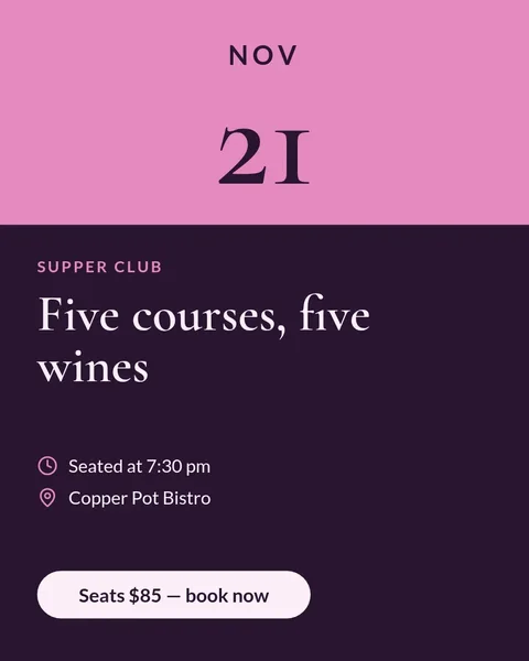Wine pairing night – Instagram post template