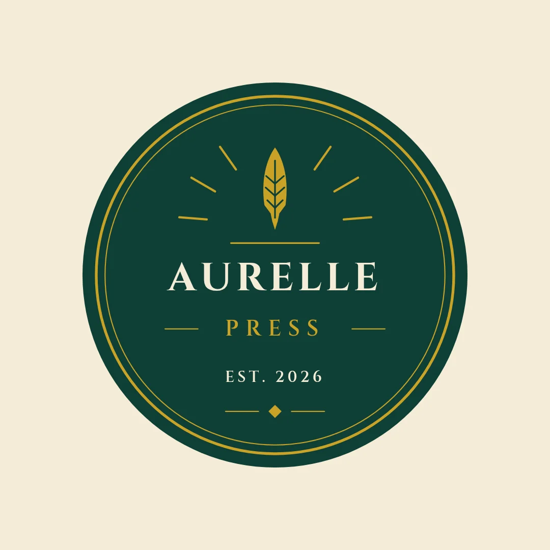 Gilded Fan Quill Badge – Logo template