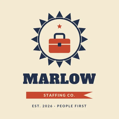 Marlow Seal Briefcase Logo – Logo template